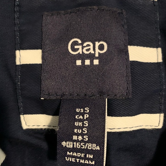 Navy and White Striped Jacket - Picture 4 of 4